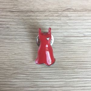 Red Dress Pin
